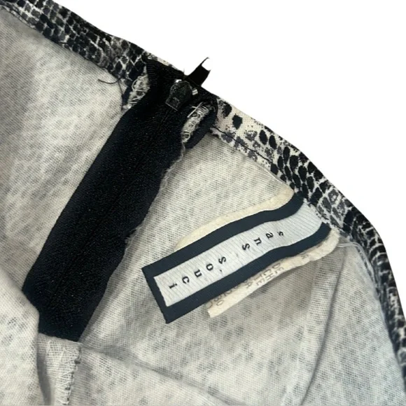 Snakeskin Print High Waist Crop Kick Flare Pants | Size XS/S - Picture 4 of 7